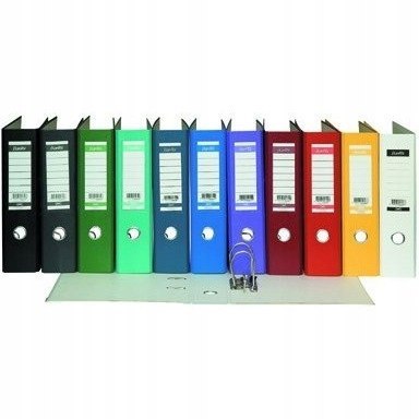 Segregator na dokumenty A4 80mm XXL biały z szyną 100551787