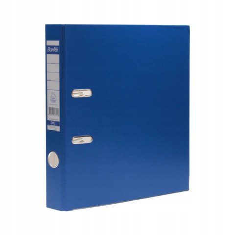 Segregator na dokumenty A4 50mm jasny niebieski z szyną 100551802 BANTEX Segregator na dokumenty A4 50mm jasny niebieski z szyną 100551802 BANTEX