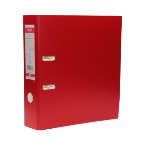 Segregator na dokumenty A4 80mm XXL czerwony z szyną 100551788 BANTEX