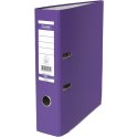 Segregator na dokumenty A4 80mm XXL fioletowy z szyną 100551793 BANTEX
