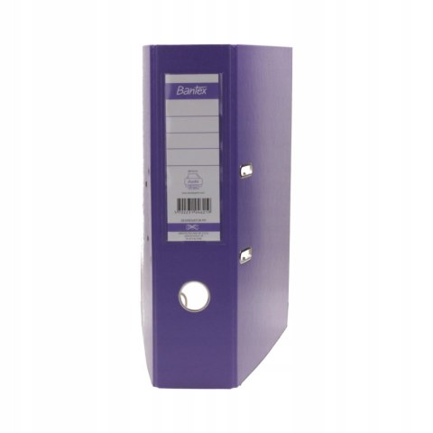 Segregator na dokumenty A4 80mm XXL fioletowy z szyną 100551793 BANTEX Segregator na dokumenty A4 80mm XXL fioletowy z szyną 100551793 BANTEX