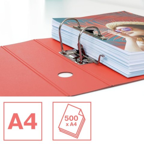 Segregator ESSELTE Colour`Breeze z polyfoamu A4 82mm koralowy 628427 Segregator ESSELTE Colour`Breeze z polyfoamu A4 82mm koralowy 628427