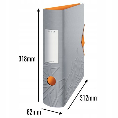 Segregator Leitz 180° Active Urban Chic 82 mm, szary 11160088 Segregator Leitz 180° Active Urban Chic 82 mm, szary 11160088