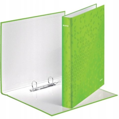 Segregator ringowy WOW Leitz A4 2DR/25mm, zielony 42410054 Segregator ringowy WOW Leitz A4 2DR/25mm, zielony 42410054