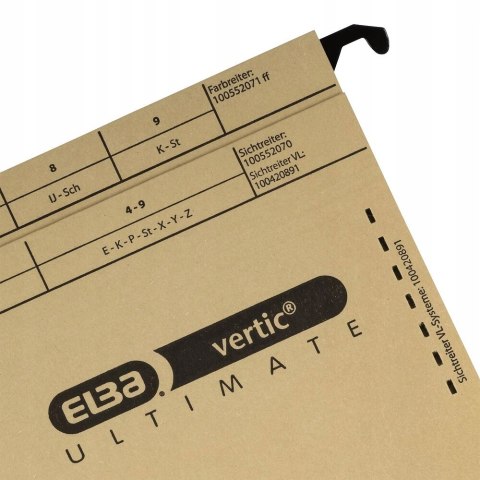 Skoroszyt zawieszany na dokumenty VERTIC ULTIMATE beżowy 100081039 ELBA