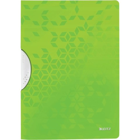 Skoroszyt z klipem LEITZ WOW zielony 41850054 Skoroszyt z klipem LEITZ WOW zielony 41850054