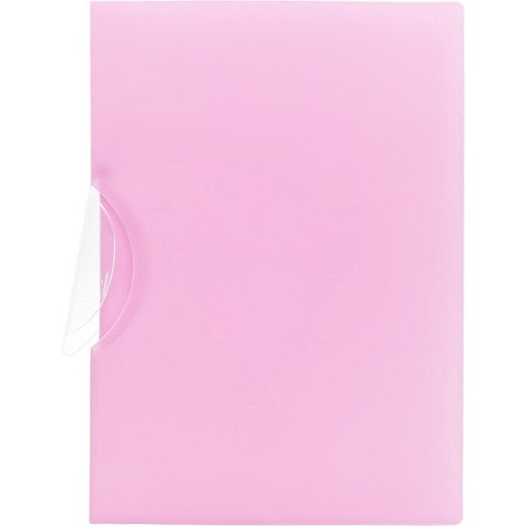 Skoroszyt z klipsem A4 PP pastel różowy SKP-A4-01 BIURFOL Skoroszyt z klipsem A4 PP pastel różowy SKP-A4-01 BIURFOL