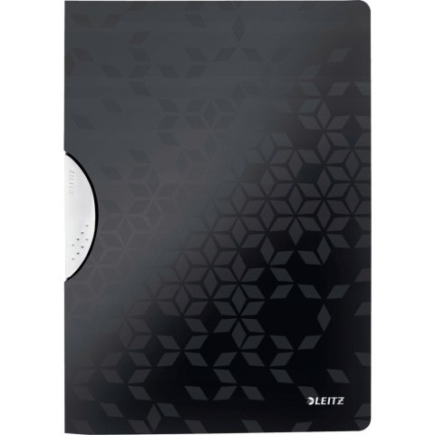Skoroszyt z klipsem Leitz WOW, czarny 41850095 Skoroszyt z klipsem Leitz WOW, czarny 41850095