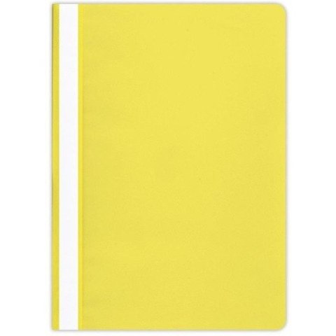Skoroszyt zawieszany PP NATUNA żółty (20szt) wzmocniony polipropylenowy