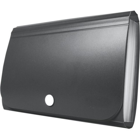 Teczka harmonijkowa PP na zatrzask czarna 178x118x31mm BT613-V TETIS Teczka harmonijkowa PP na zatrzask czarna 178x118x31mm BT613-V TETIS