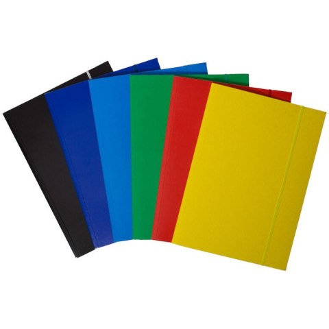 Teczka na dokumenty z gumką A4 kartonowa żółta 100553870 BANTEX Teczka na dokumenty z gumką A4 kartonowa żółta 100553870 BANTEX