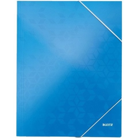 Teczka kartonowa z gumką LEITZ niebieska WOW 39820036 Teczka kartonowa z gumką LEITZ niebieska WOW 39820036