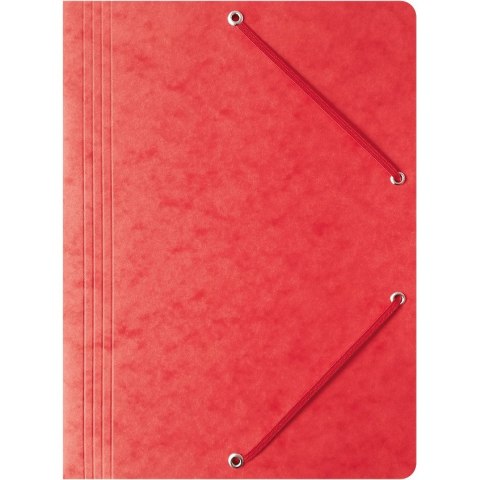 Teczka na dokumenty z gumką A4 preszpanowa czerwona 400087823 BANTEX