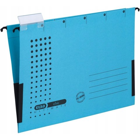 Teczka zawieszana na dokumenty CHIC ULTIMATE harmonijkowa niebieska 100552099 ELBA