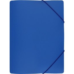 Teczka z gumką szeroka na dokumenty A4 PP s.pomarańczy niebieska TGS-01-03 BIURFOL