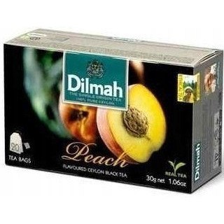 Herbata DILMAH (20 torebek) czarna z aromatem Brzoskwinia Herbata DILMAH (20 torebek) czarna z aromatem Brzoskwinia
