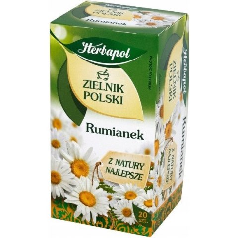 Herbata HERBAPOL ZIELNIK POLSKI 20tb Rumianek Herbata HERBAPOL ZIELNIK POLSKI 20tb Rumianek