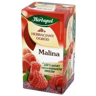 Herbata HERBAPOL owocowo-ziołowa (20 saszetek) Malina 54g HERBACIANY OGRÓD Herbata HERBAPOL owocowo-ziołowa (20 saszetek) Malina 54g HERBACIANY OGRÓD