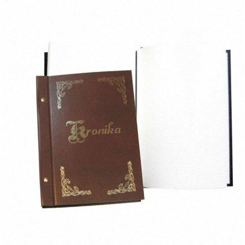Kronika A4 250x345mm pionowa brązowa złocona 1829-319-025 WARTA Kronika A4 250x345mm pionowa brązowa złocona 1829-319-025 WARTA