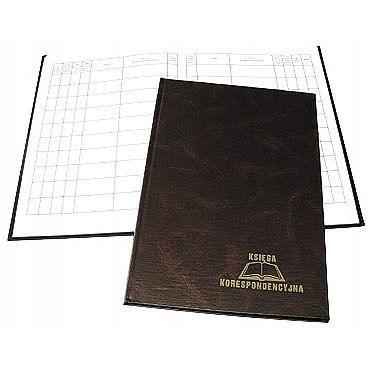 Książka korespondencyjna A4 96k brązowa 229-011 WARTA
