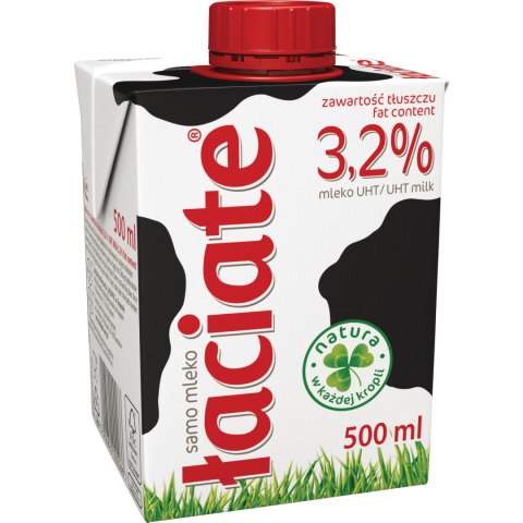 Mleko ŁACIATE UHT 3.2% 0.5L Mleko ŁACIATE UHT 3.2% 0.5L