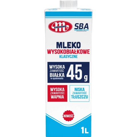 Mleko MLEKOVITA SBA 1L 0,5% wysokobiałkowe Mleko MLEKOVITA SBA 1L 0,5% wysokobiałkowe