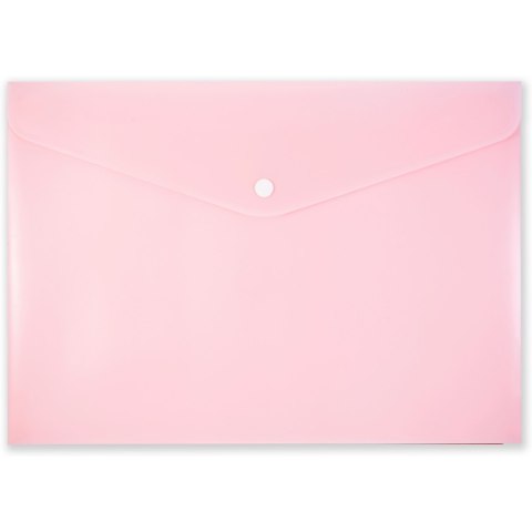Teczka kopertowa na zatrzask A4 PP-113 różowa pastelowa TT7939 PENMATE Teczka kopertowa na zatrzask A4 PP-113 różowa pastelowa TT7939 PENMATE