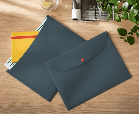 Teczka kopertowa z 2 przegródkami, szara (3sztuki) 47090089 Teczka kopertowa z 2 przegródkami, szara (3sztuki) 47090089