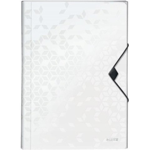 Teczka z 6 przegródkami PP Leitz WOW, biała 45890001 Teczka z 6 przegródkami PP Leitz WOW, biała 45890001
