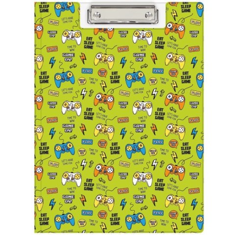 Teczka z klipem na dokumenty Clipboard A4 PVC wzór Pady KHN-04-31 BIURFOL Teczka z klipem na dokumenty Clipboard A4 PVC wzór Pady KHN-04-31 BIURFOL