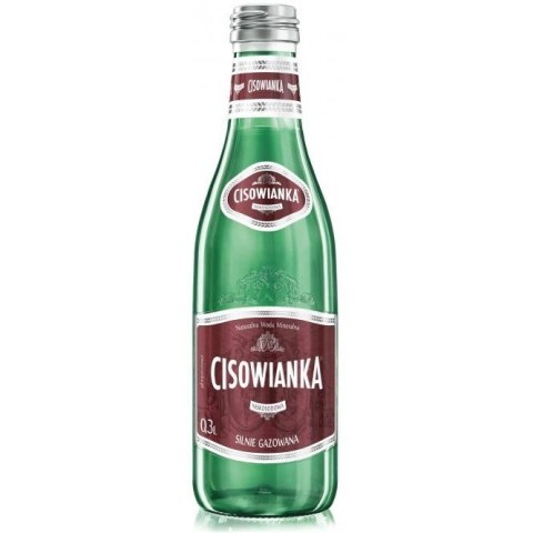 Woda CISOWIANKA 0.3L (24szt) Silny Gaz szkło Woda CISOWIANKA 0.3L (24szt) Silny Gaz szkło