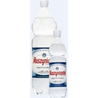 Woda MUSZYNIANKA 1,5L (6szt) wysokozmineralizowana średnionasycona CO2 Woda MUSZYNIANKA 1,5L (6szt) wysokozmineralizowana średnionasycona CO2