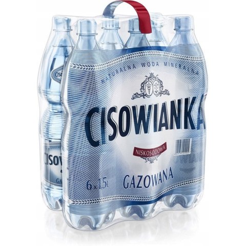 Woda mineralna CISOWIANKA 1.5L (6szt) gazowana Woda mineralna CISOWIANKA 1.5L (6szt) gazowana