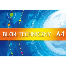 Blok techniczny A4 10k 250g KRESKA