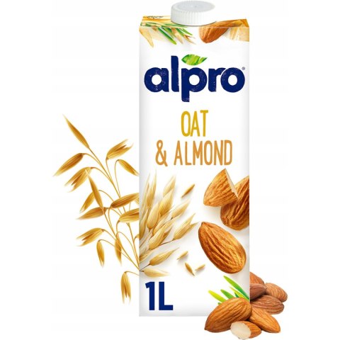 Napój DANONE ALPRO 1L owsiano migdałowy Napój DANONE ALPRO 1L owsiano migdałowy