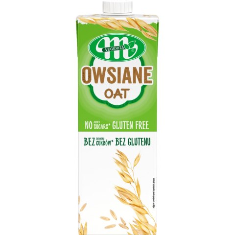Napój MLEKOVITA VEGEVITA 1L Owsiany bez cukru, bez glutenu Napój MLEKOVITA VEGEVITA 1L Owsiany bez cukru, bez glutenu