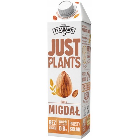 Napój TYMBARK Just Plants 1L owies migdał Napój TYMBARK Just Plants 1L owies migdał