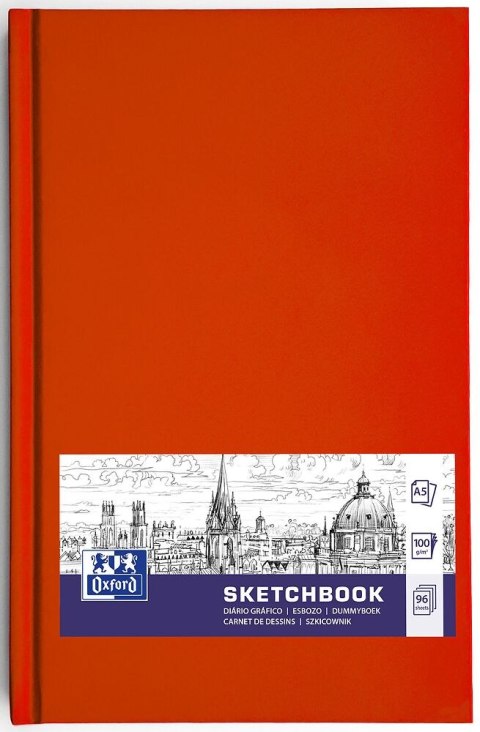 Szkicownik Sketchbook szyty A5 96k 100g mix kolorów 400152621 OXFORD Szkicownik Sketchbook szyty A5 96k 100g mix kolorów 400152621 OXFORD