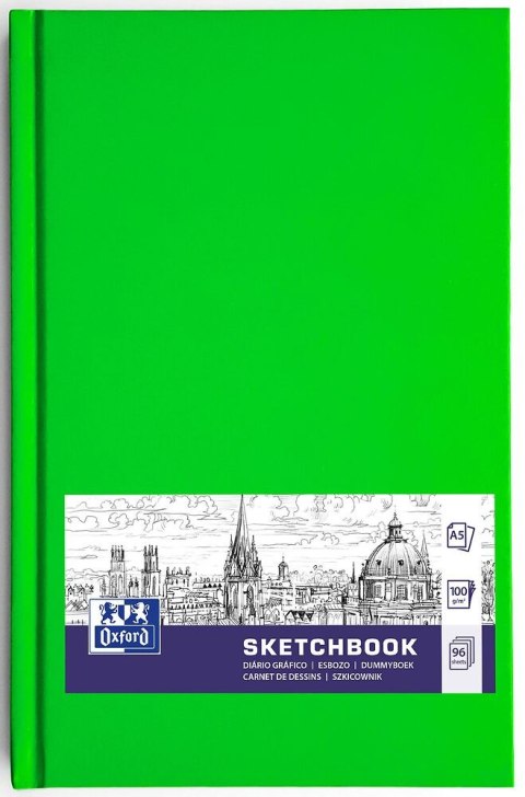 Szkicownik Sketchbook szyty A5 96k 100g mix kolorów 400152621 OXFORD Szkicownik Sketchbook szyty A5 96k 100g mix kolorów 400152621 OXFORD