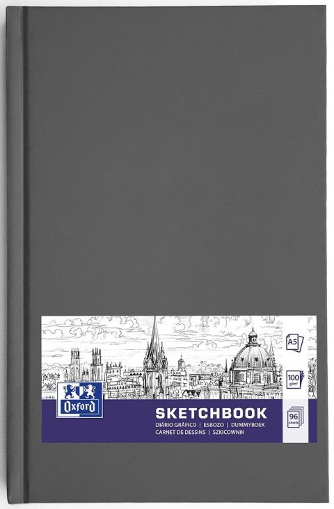 Szkicownik Sketchbook szyty A5 96k 100g mix kolorów 400152621 OXFORD Szkicownik Sketchbook szyty A5 96k 100g mix kolorów 400152621 OXFORD