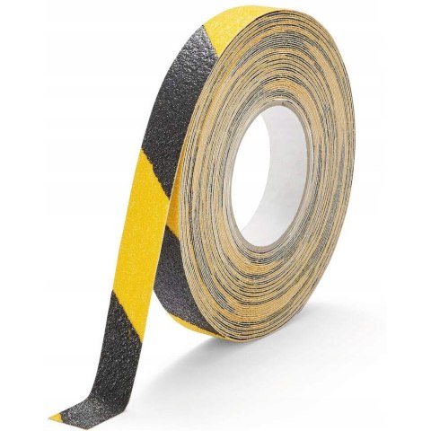 Taśma antypoślizgowa DURALINE GRIP+ 25mm 15m żółto-czarna 1095130 DURABLE Taśma antypoślizgowa DURALINE GRIP+ 25mm 15m żółto-czarna 1095130 DURABLE