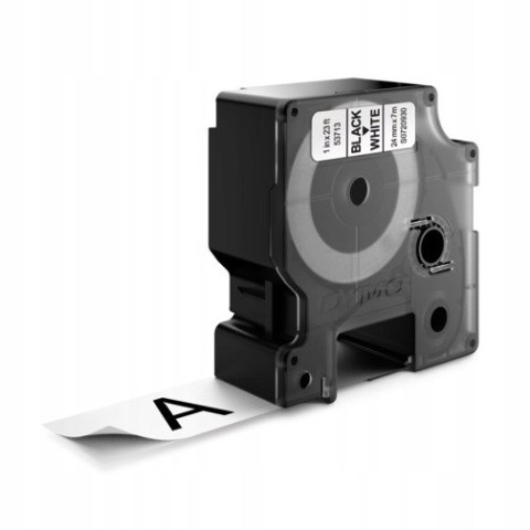 Taśma czarny nadruk na białym 24mm x 7m DYMO do drukarek LM100/LM200 S0720930 Taśma czarny nadruk na białym 24mm x 7m DYMO do drukarek LM100/LM200 S0720930