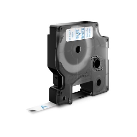 Taśma niebieski nadruk na białym 9mm x 7m DYMO S0720690 Taśma niebieski nadruk na białym 9mm x 7m DYMO S0720690