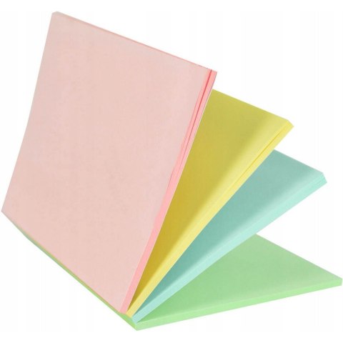 Bloczek STICK"N MAGIC PAD 76x101mm pastele mix kolorów 21575 Bloczek STICK"N MAGIC PAD 76x101mm pastele mix kolorów 21575