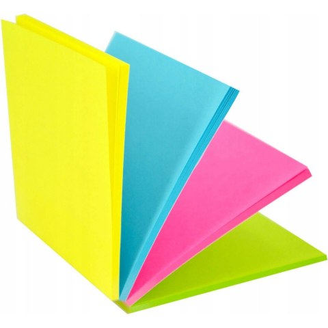 Bloczek STICK"N MAGIC PAD 76x76mm neon mix kolorów 21571 Bloczek STICK"N MAGIC PAD 76x76mm neon mix kolorów 21571