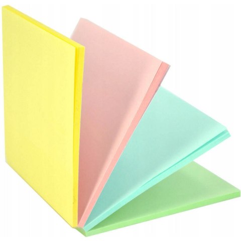 Bloczek STICK"N MAGIC PAD 76x76mm pastel mix kolorów 21574 Bloczek STICK"N MAGIC PAD 76x76mm pastel mix kolorów 21574