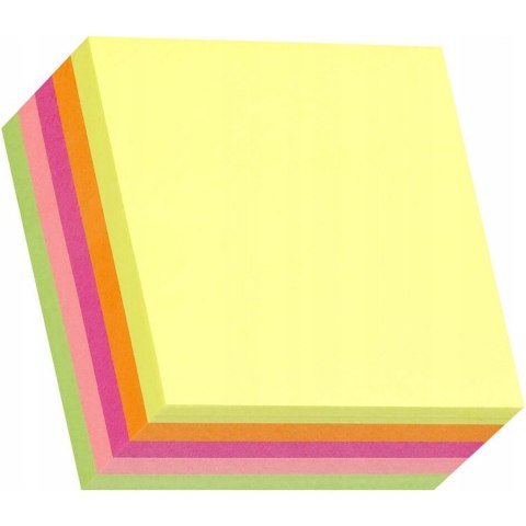 Bloczek samoprzylepny 51x51mm 250k mix 5 kolorów neonowych STICK"N 21203 Bloczek samoprzylepny 51x51mm 250k mix 5 kolorów neonowych STICK"N 21203