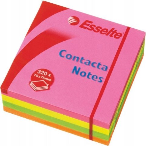 Bloczek samoprzylepny 75x75mm 320k neonowy ESSELTE 83065 Bloczek samoprzylepny 75x75mm 320k neonowy ESSELTE 83065