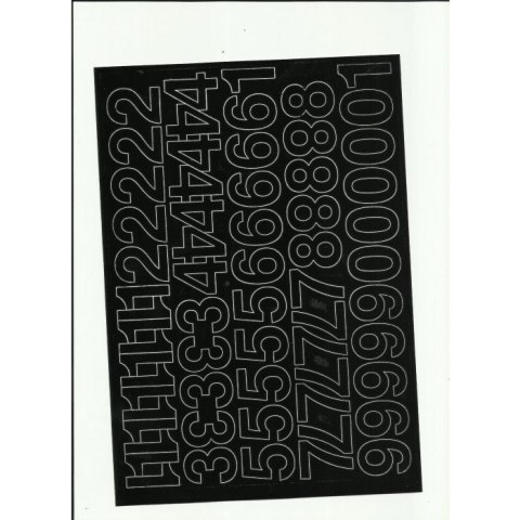 CYFRY samoprzylepne 3cm (8) zielone ARTDRUK CYFRY samoprzylepne 3cm (8) zielone ARTDRUK