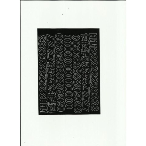 Cyfry samoprzylepne 1,5cm (8) jasne żółte ARTDRUK Cyfry samoprzylepne 1,5cm (8) jasne żółte ARTDRUK